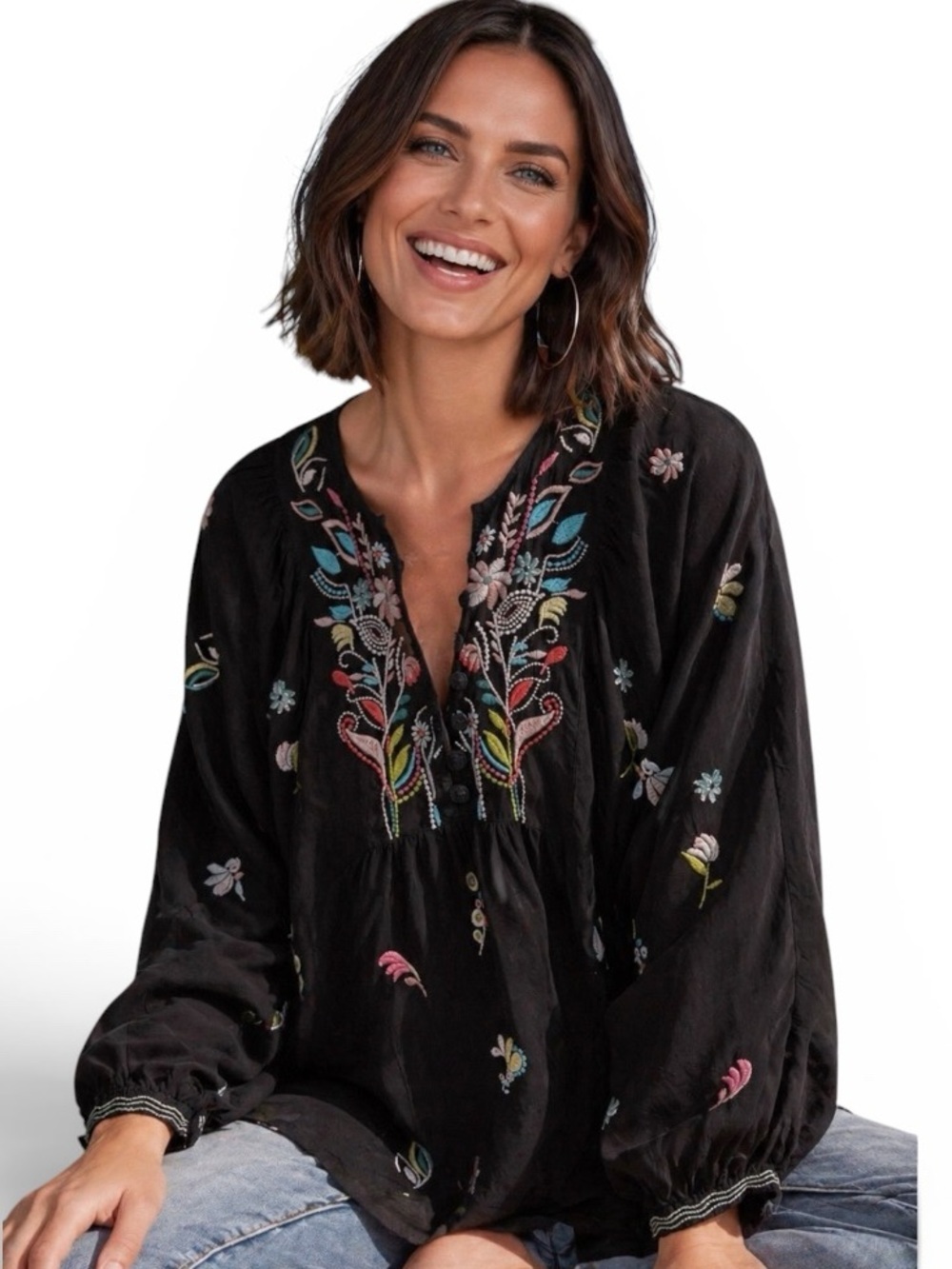 Johnny Was Tinsley blouse NWT